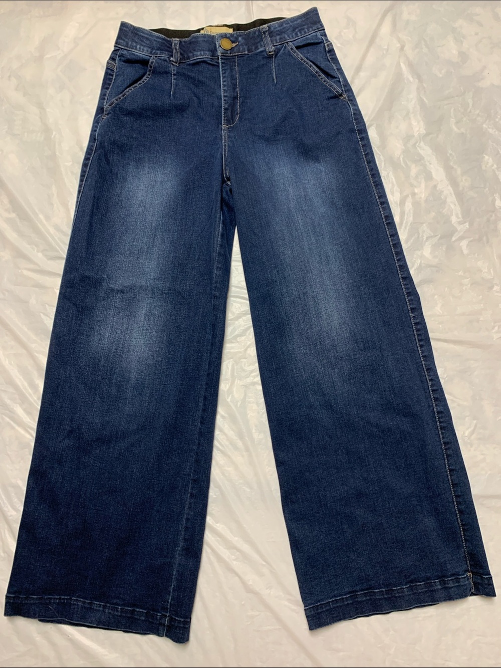 Democracy Absolution Wide Leg High Rise Jeans Dark Wash Size 10